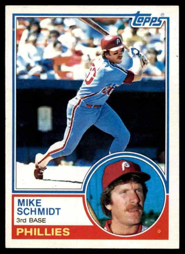 1983 topps mike schmidt baseball card