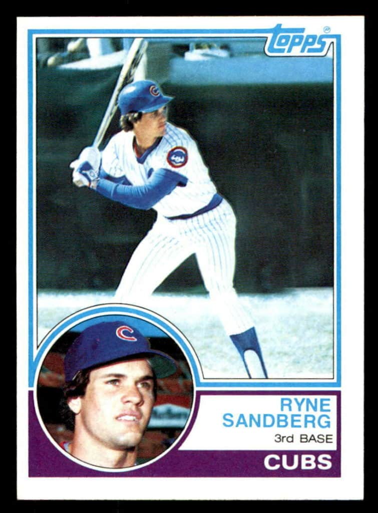 1983 topps ryne sandberg baseball card