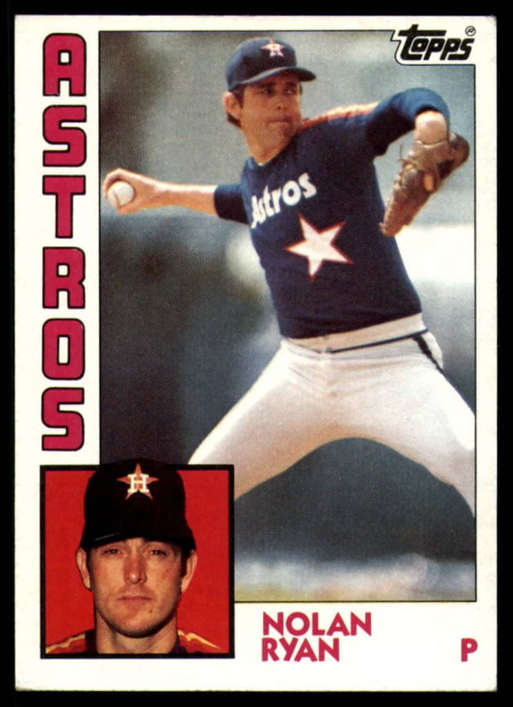 1984 Topps Nolan Ryan Baseball Card