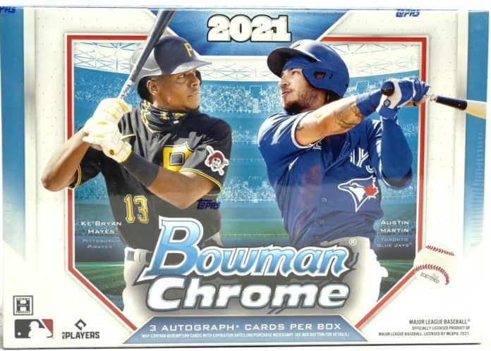 2021 Bowman Chrome Baseball Box