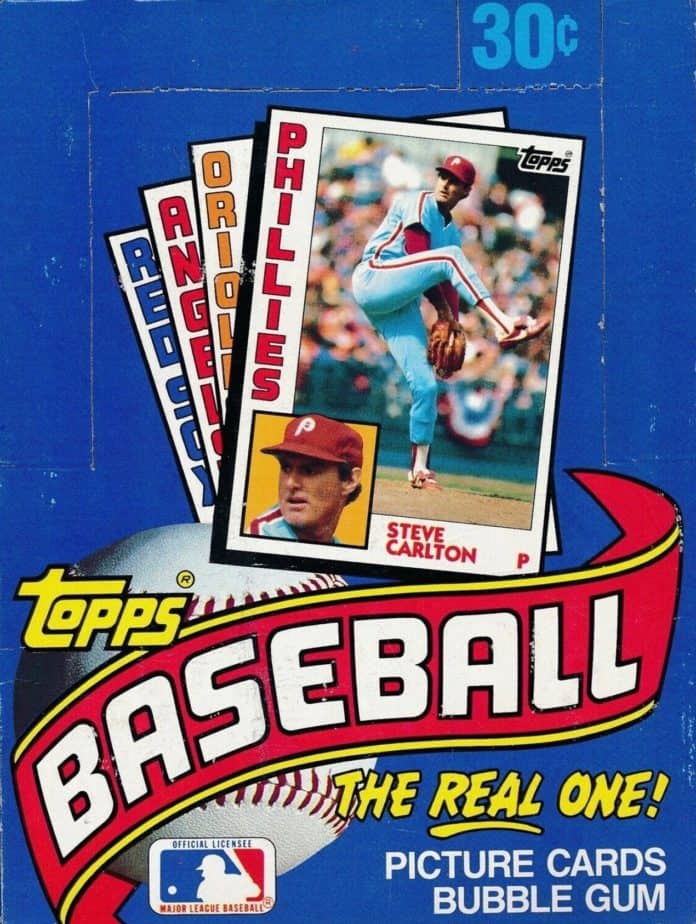1984 topps baseball cards