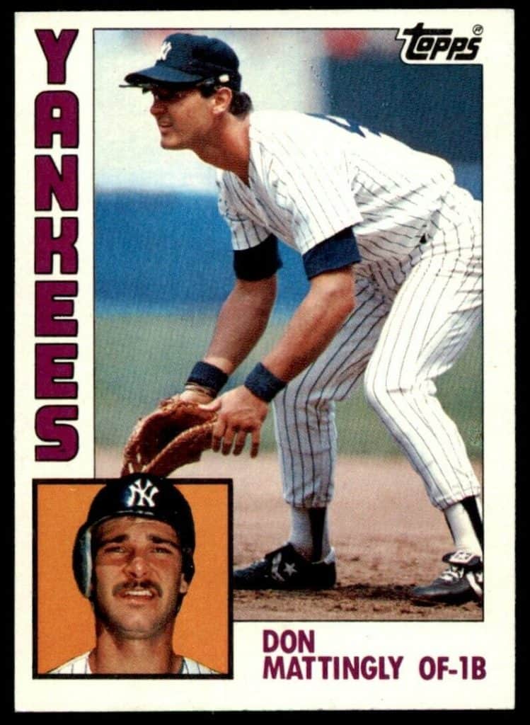 1984 topps don mattingly baseball card