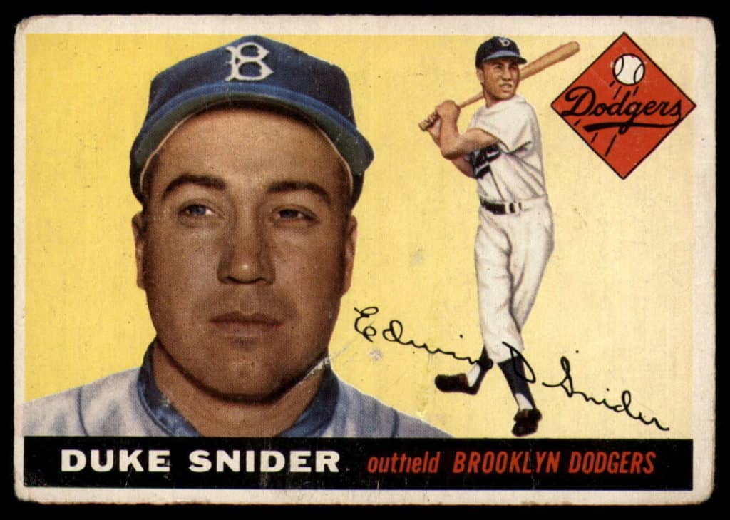 1955 Topps Duke Snider Baseball Card