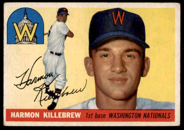 1955 Topps Harmon Killebrew Baseball Card