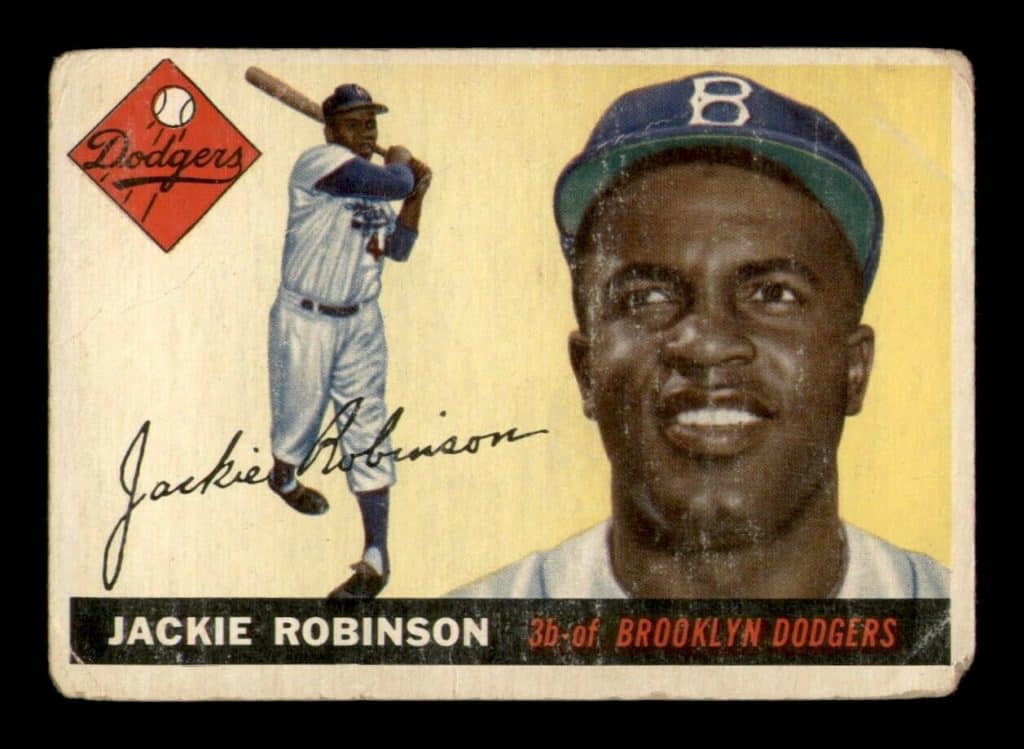 1955 Topps Jackie Robinson Baseball Card