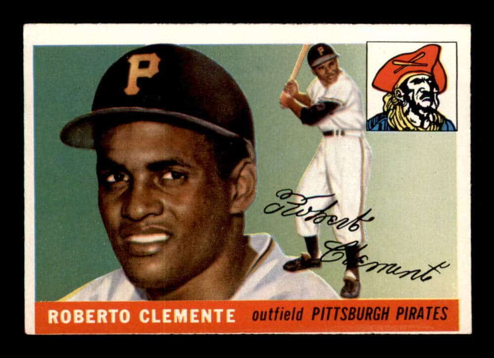 1955 Topps Roberto Clemente Baseball Card